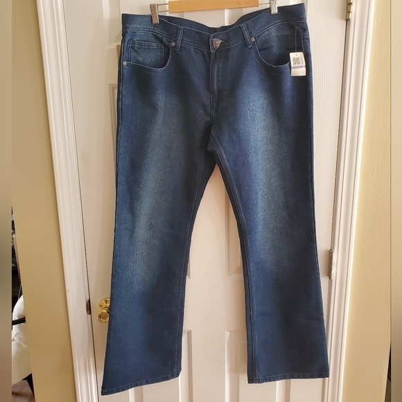 NWT Boot cut black label men's premium jeans size 40 - Picture 2 of 10